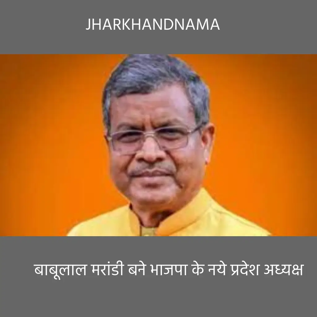 बाबूलाल मरांडी बने भाजपा के नये प्रदेश अध्यक्ष